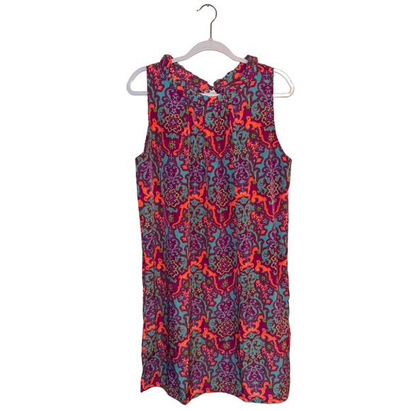 Tracy Negoshian Womens Sleeveless Shift Dress Size Large - Picture 1 of 13